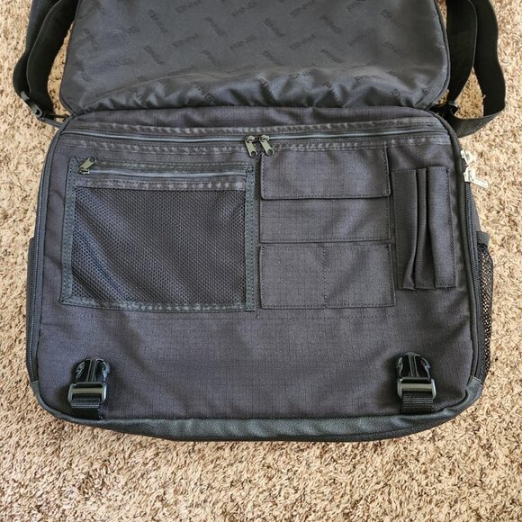 Ping Golf Messenger Laptop Bag Computer Briefcase Black Tote Adjustable Strap - Picture 2 of 8